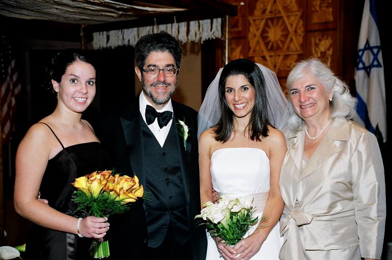 Photo of family at wedding