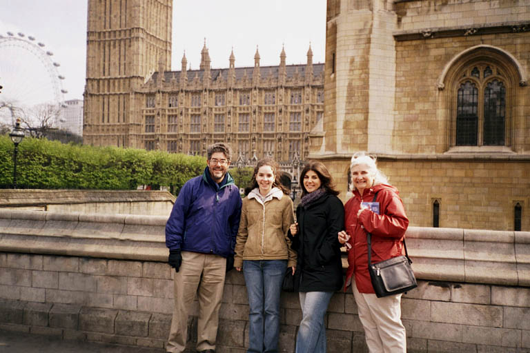Photo of family in London